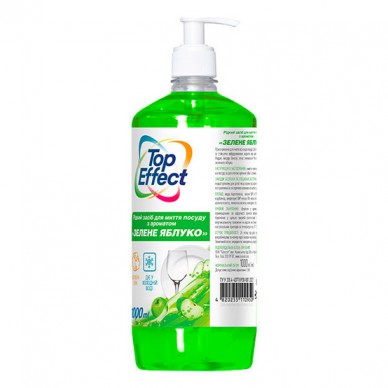 Засіб для миття посуду “Зелене яблуко” ТМ “TopEffect” 1000мл